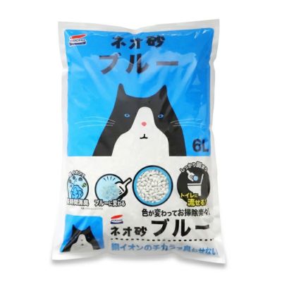 コーチョー】ネオ砂 カーボン(紙製猫砂) 6L | ペットランドピースワン