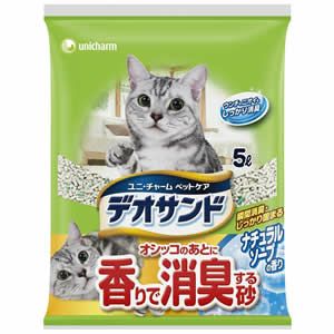 ユニチャーム】 デオサンド オシッコのあとに香る砂 ナチュラル