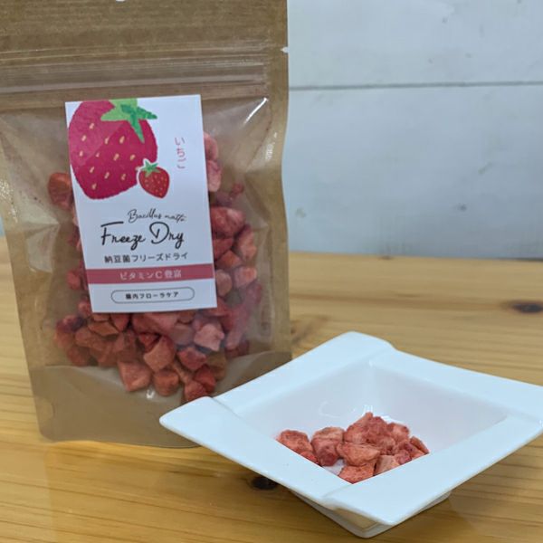 ドクターズチョイス】 納豆菌 フリーズドライ いちご 8g