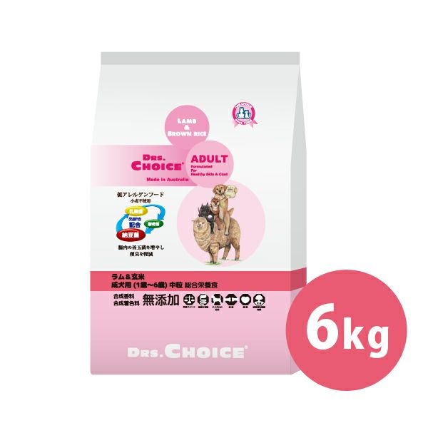 ドクターズチョイス】ドッグフード アダルト 6kg | ペットランドピース