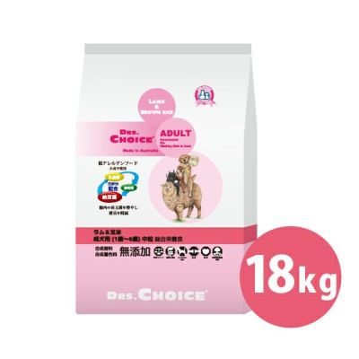 ドクターズチョイス】ドッグフード アダルト 18kg | ペットランド