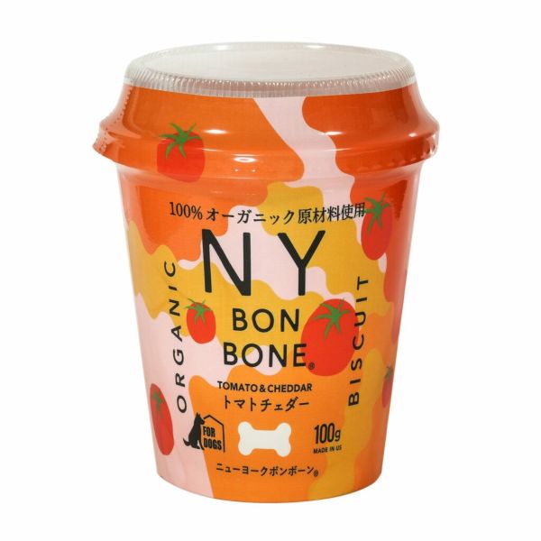 レッドハート】NY BON BONE ニューヨークボンボーン トマトチェダー カップ 100g ペットランドピースワン オンラインショップ